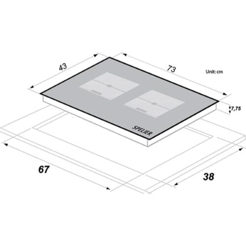 Bếp từ đôi Spelier SPE IC 1188 D