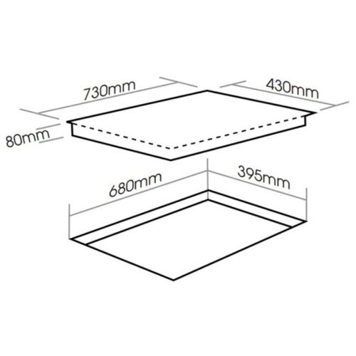 Kích thước bếp từ Faster FS728I Made in Malaysia