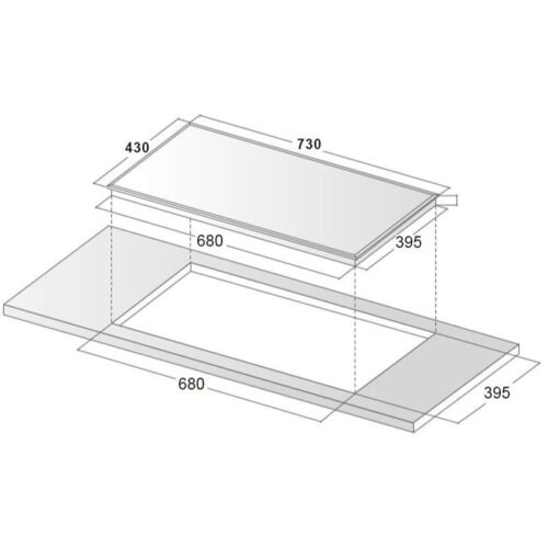 Kích thước bếp từ Faster FS728SI Made in Malaysia