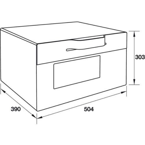 Kích thước lò vi sóng Hafele HM-F23A 539.30.180