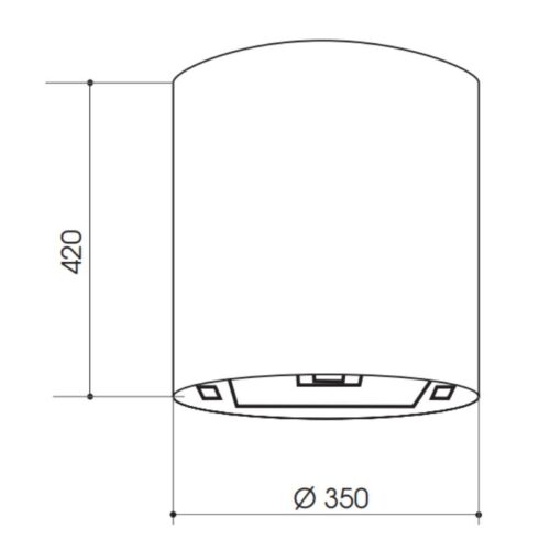Kích thước máy hút khử mùi Faster TS0735Y