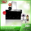 COMBO 14: Bếp từ Chefs EH-DIH321 + hút EH-CASPIA70T 2 combo chefs 321