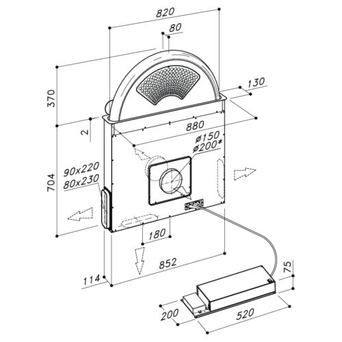 Máy hút Downdraft Dudoff Sunrise Gold 4 dudoff sunrise gold 1