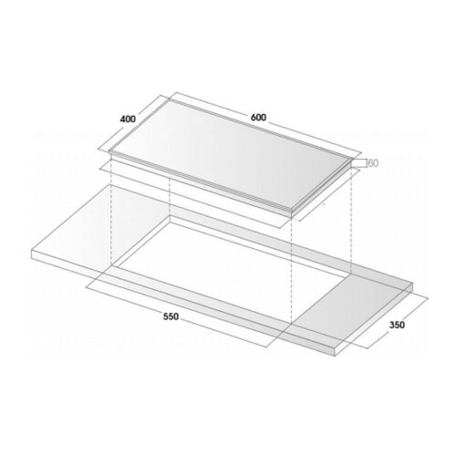 Kích thước bếp từ Sevilla SV-130T