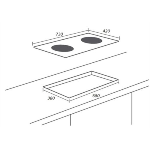Kích thước bếp từ Sevilla SV-M99T