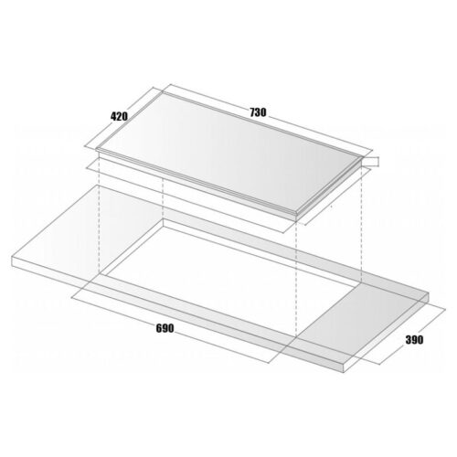 Kích thước bếp từ Sevilla SV-N12