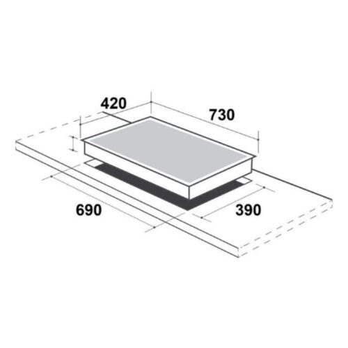 Kích thước bếp từ Sevilla SV-Y14