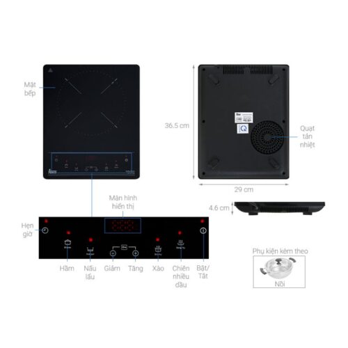 Kích thước bếp từ Teka FIC 31T30