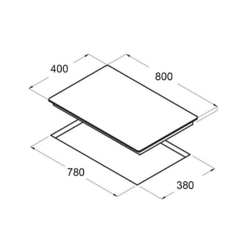 Kích thước của Bếp từ Teka IZ 8320 HS