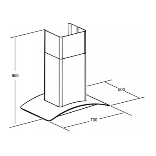 Kích thước hút mùi Spelier SP 680GT