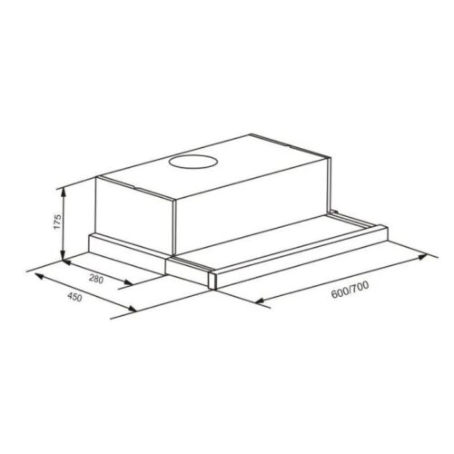 Kích thước máy hút mùi Faster FSSYP6003