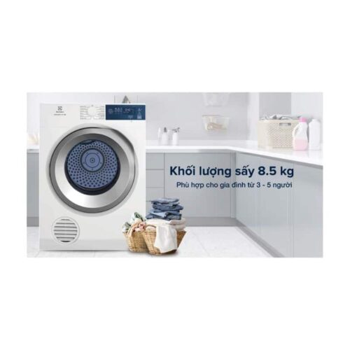 Máy sấy thông hơi Electrolux EDS854J3WB 4 Máy sấy thông hơi Electrolux EDS854J3WB dùng cho gia đình có ít người