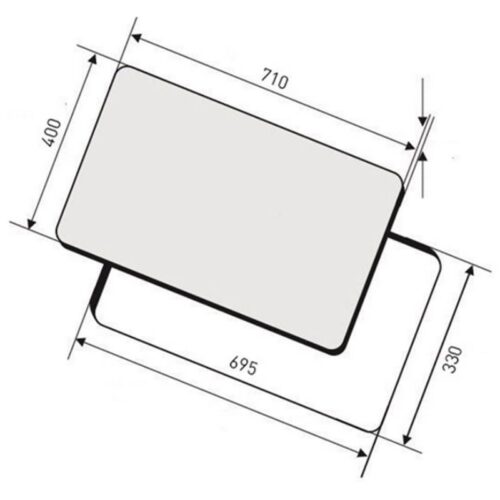 Kích thước bếp từ Elica H3-EIH7520BL
