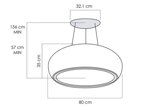 Máy hút mùi Elica SEASHELL WH/F/80 6 may hut mui elica seashell wh f 80 5