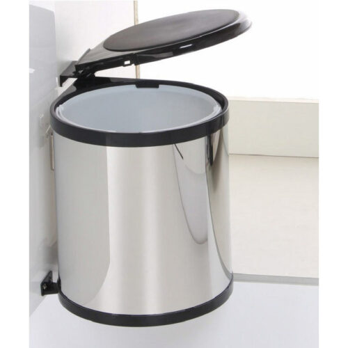 Thùng rác tròn gắn cánh âm tủ Eurogold E0101