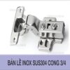 Bản lề inox SUS304 cong 3/4 Eurogold EWP103 1 eurogold wp03 e1698284144745
