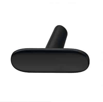 106.70.120 Tay nắm tủ Hafele màu đen mờ 46mm 106.70.120