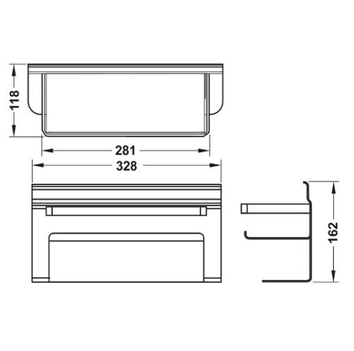523.00.340_1 Giá Đa Dụng Hafele 523.00.340