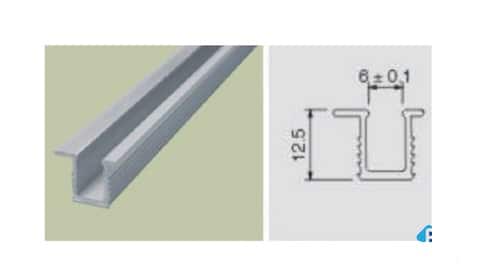 Ray cửa lùa tủ áo lệch loại thường Euronox ERL