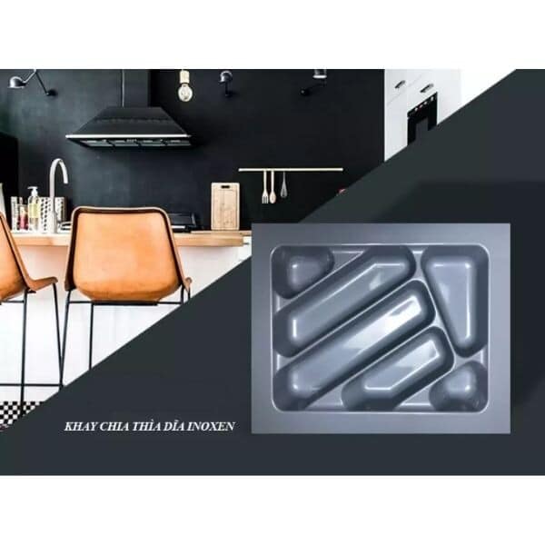 Khay chia thìa dĩa PVC Inoxen KCA-80 Khay chia thìa dĩa PVC Inoxen KCA-80