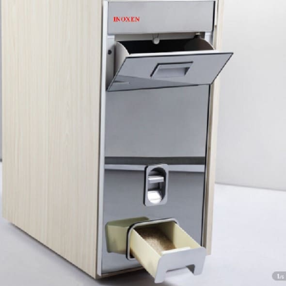 Thùng gạo gương bóng điện tử Inoxen RBK-300EM Thùng gạo gương bóng điện tử Inoxen RBK-300EM