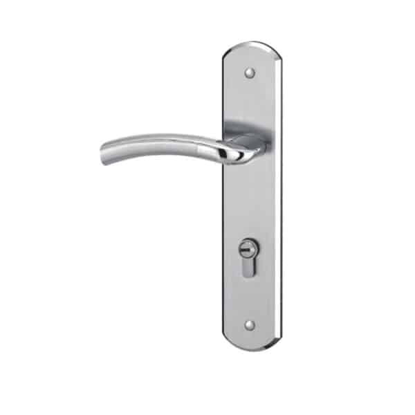 Tay nắm gạt đế dài – hướng mở trái Hafele 903.99.319 Tay nắm gạt đế dài – hướng mở trái Hafele 903.99.319