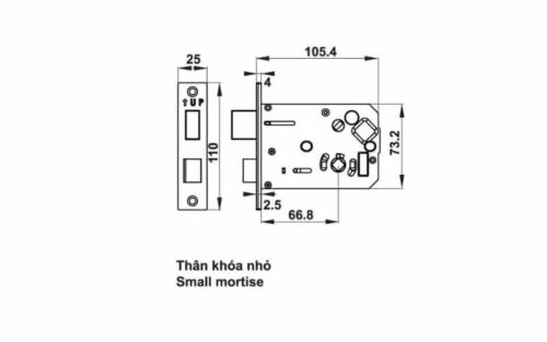 Thiết kế của Khóa điện tử Hafele 912.05.582