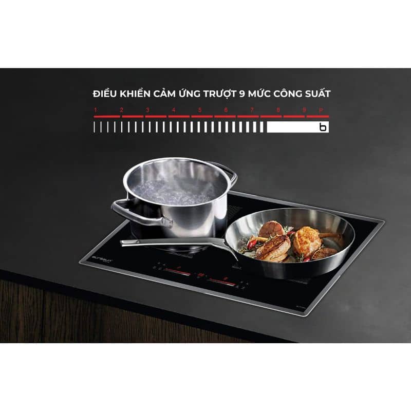 Bảng điều khiển của bếp từ Eurosun EU-T396PRO Bảng điều khiển của bếp từ Eurosun EU-T396PRO