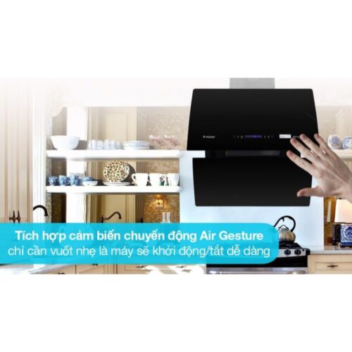 Máy hút mùi áp tường tuần hoàn Pramie DE19-700 Air 4 Ảnh thực tế máy hút mùi áp tường tuần hoàn Pramie DE19-700 Air