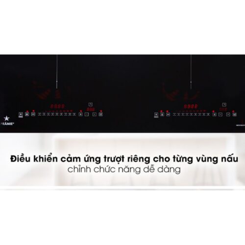 Bảng điều khiển bếp từ đôi Pramie PRMY-2208 lắp âm