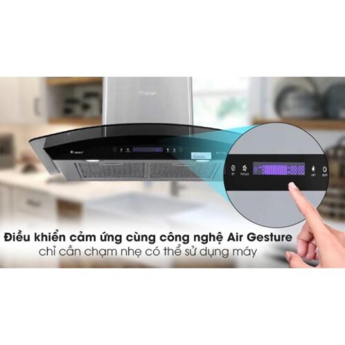 Bảng điều khiển máy hút mùi áp tường tuần hoàn Pramie AC17-700 Air