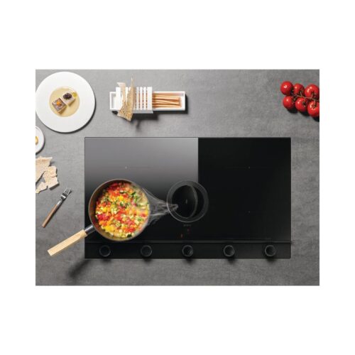 Ảnh thực tế của bếp từ kết hợp máy hút mùi Elica NIKOLATESLA UNPLUGGED BL/F/90 PRF0184019