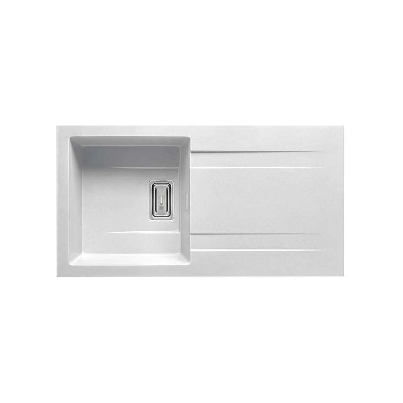 Chậu rửa bát Elica Pyragranite Kartesio 1B 1D Snow 70054411 Chậu rửa bát Elica Pyragranite Kartesio 1B 1D Snow 70054411