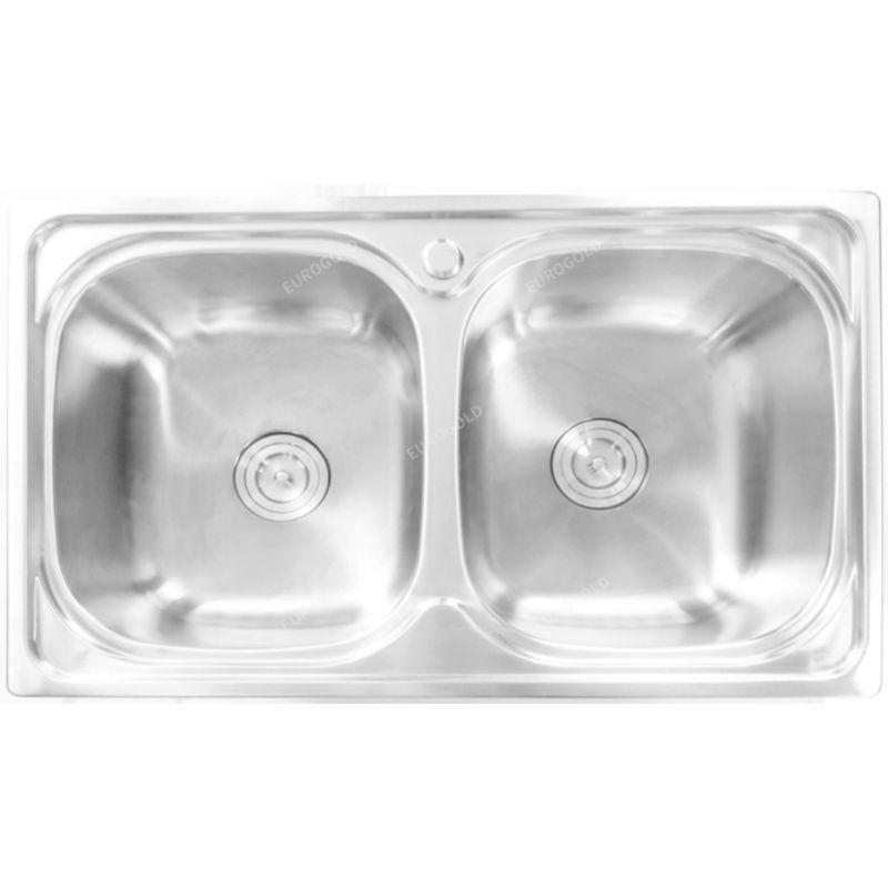 Hình ảnh chậu rửa bát inox 304 Eurogold EUD67848 Hình ảnh chậu rửa bát inox 304 Eurogold EUD67848