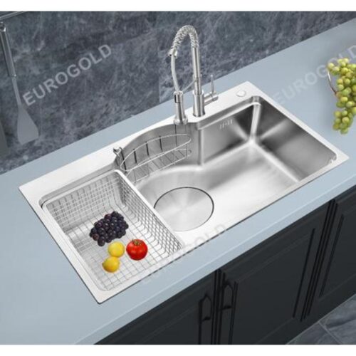 Chậu rửa bát inox 304 Eurogold EUD37848