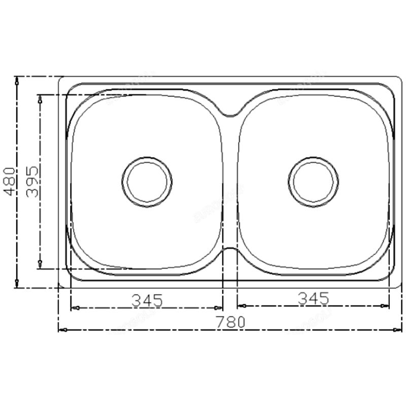 Kích thước hình ảnh chậu rửa bát inox 304 Eurogold EUD67848 Kích thước hình ảnh chậu rửa bát inox 304 Eurogold EUD67848