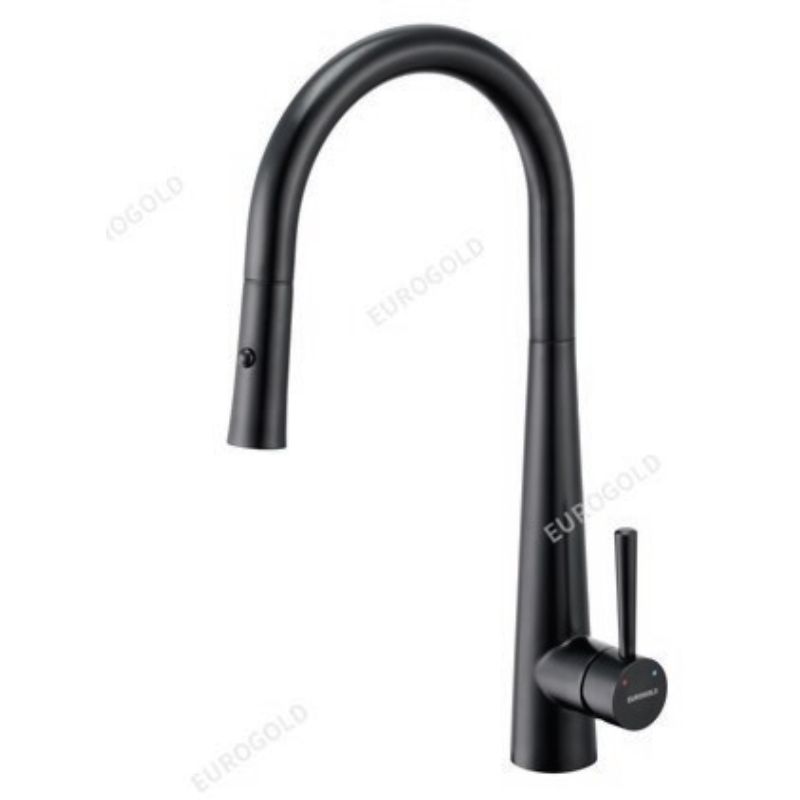 Vòi rửa bát nóng lạnh Eurogold EUF118DR có dây rút Vòi rửa bát nóng lạnh Eurogold EUF118DR có dây rút