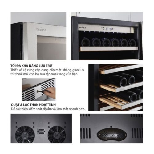 ben trong tu ruou vang kadeka ka 110wr