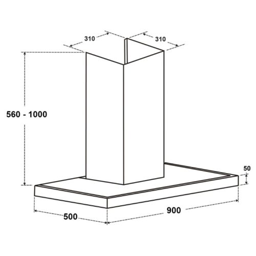 kich thuoc may hut mui ap tuong chefs eh r107e9