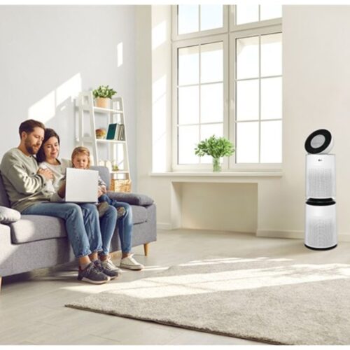 Máy lọc không khí 2 tầng PuriCare LG AS65GDWH0.ABAE 4 anh thuc te may loc khong khi 2 tang puricare lg as65gdwh0 abae