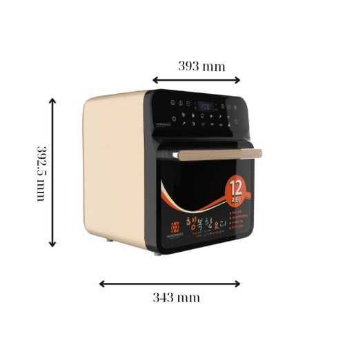 Kích thước nồi chiên không dầu Hawonkoo AFH-120 CF
