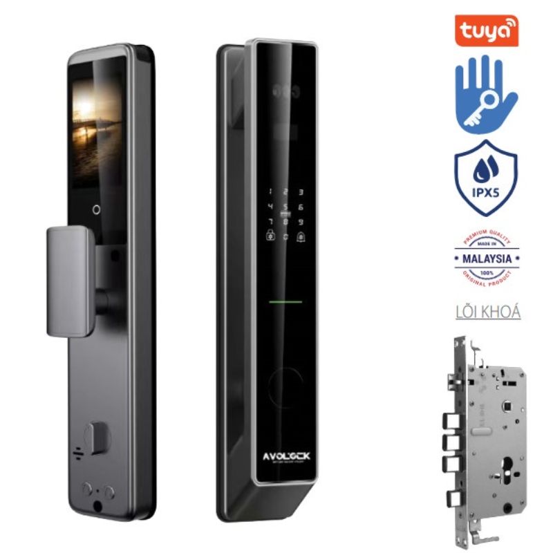 Ảnh khóa thông minh Avolock AL-80FRVT-B Ảnh khóa thông minh Avolock AL-80FRVT-B
