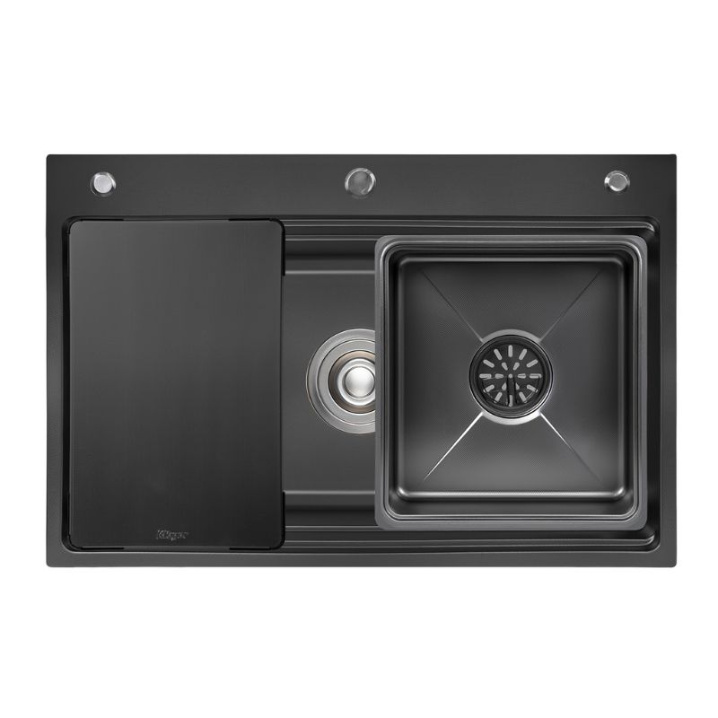 Chậu rửa bát 1 hố Kluger KWF8161FB-S76 Plus Chậu rửa bát 1 hố Kluger KWF8161FB-S76 Plus