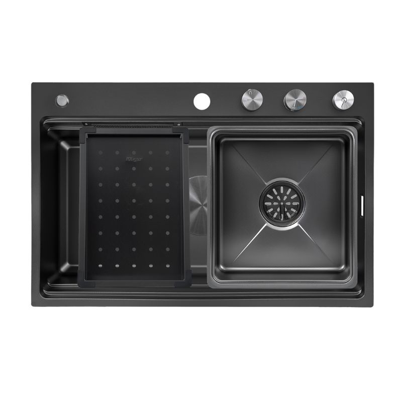 Chậu rửa bát 1 hố Kluger KWF8161FB-S76W Plus Chậu rửa bát 1 hố Kluger KWF8161FB-S76W Plus