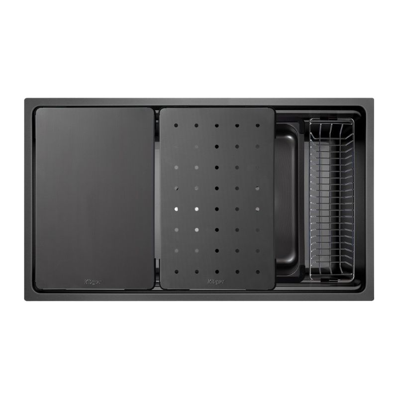 Chậu rửa bát 1 hố Kluger KWU8161FB-S76 Plus Chậu rửa bát 1 hố Kluger KWU8161FB-S76 Plus