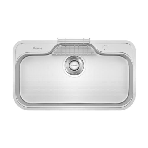 Chậu rửa bát inox 1 hố Konox TARI 9051SR 3 chau rua bat inox 1 ho konox tari 9051sr basic
