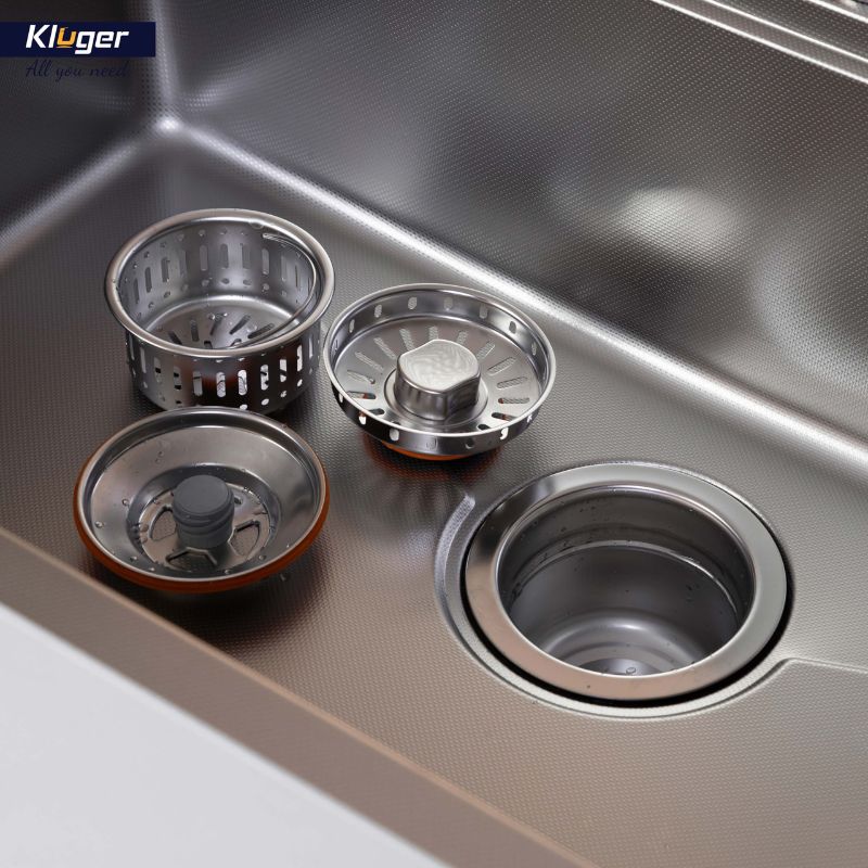 Hình ảnh bát rác inox Kluger KS-502DN113 Hình ảnh bát rác inox Kluger KS-502DN113