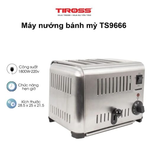 kich thuoc lo nuong dien kep nhay 4 lat tiross ts9666