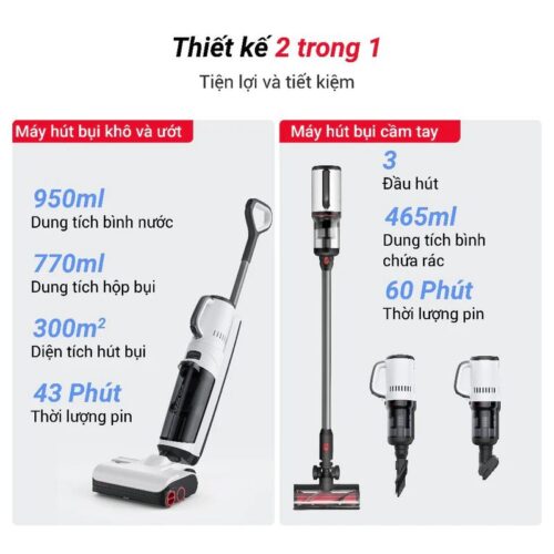 Ảnh máy hút bụi lau nhà Roborock Dyad Pro Combo