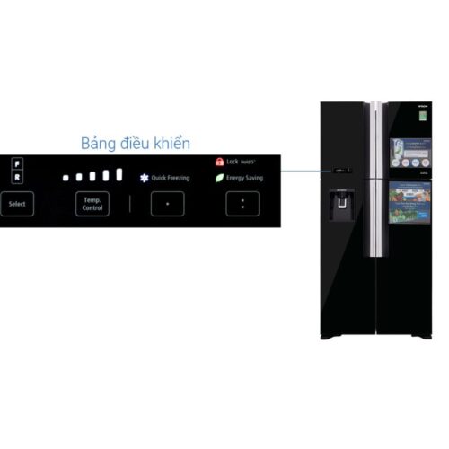 bang dieu khien tu lanh 4 canh inverter 540 lit hitachi fw690pgv7 gbk